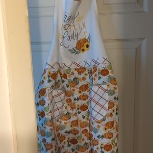 Pumpkin Print Apron